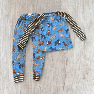 6 Hatley Dog Long-Sleeved Pajama set
